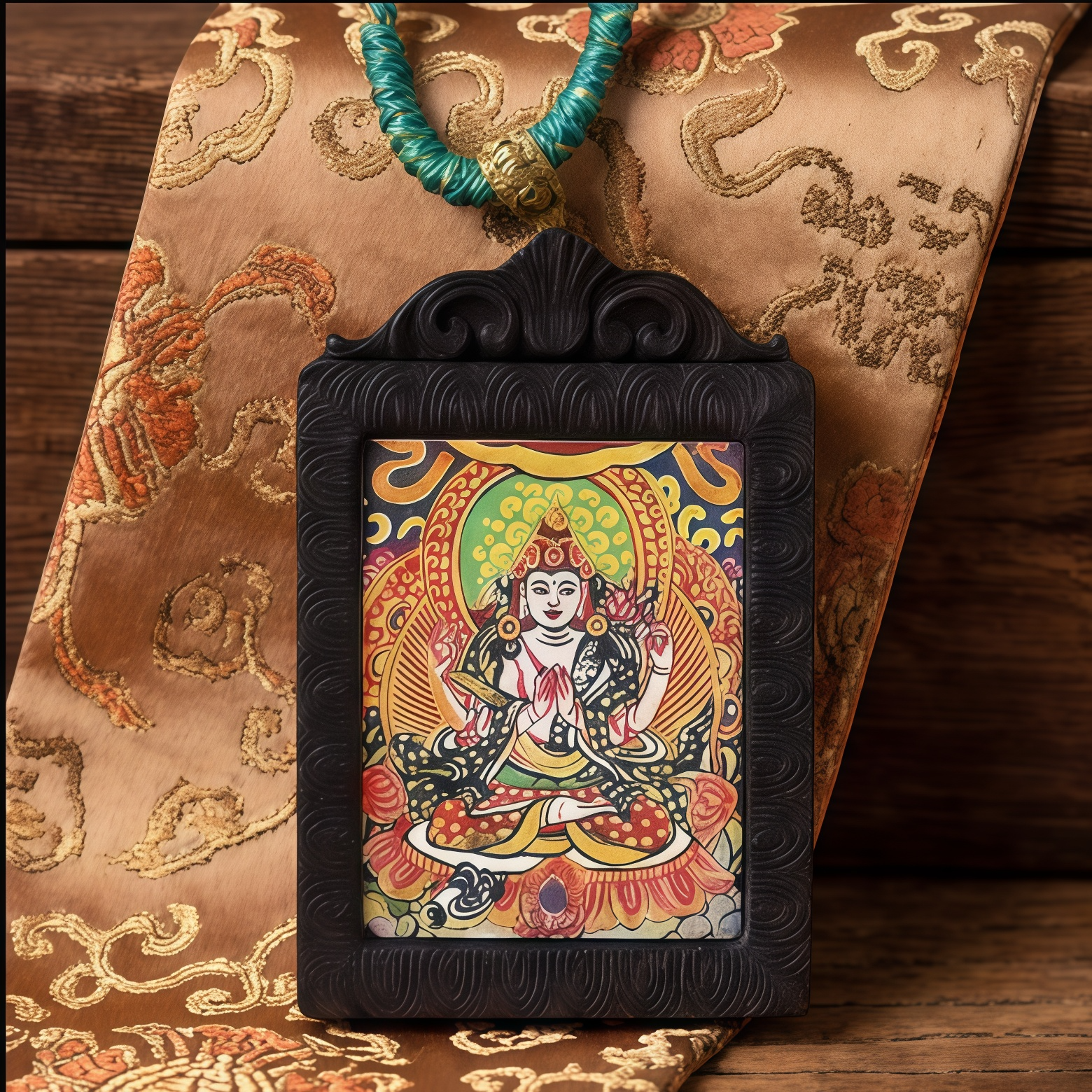 image (59) Four-armed Avalokiteshvara——Attract wealth, bless with health and peace - الصورة 1