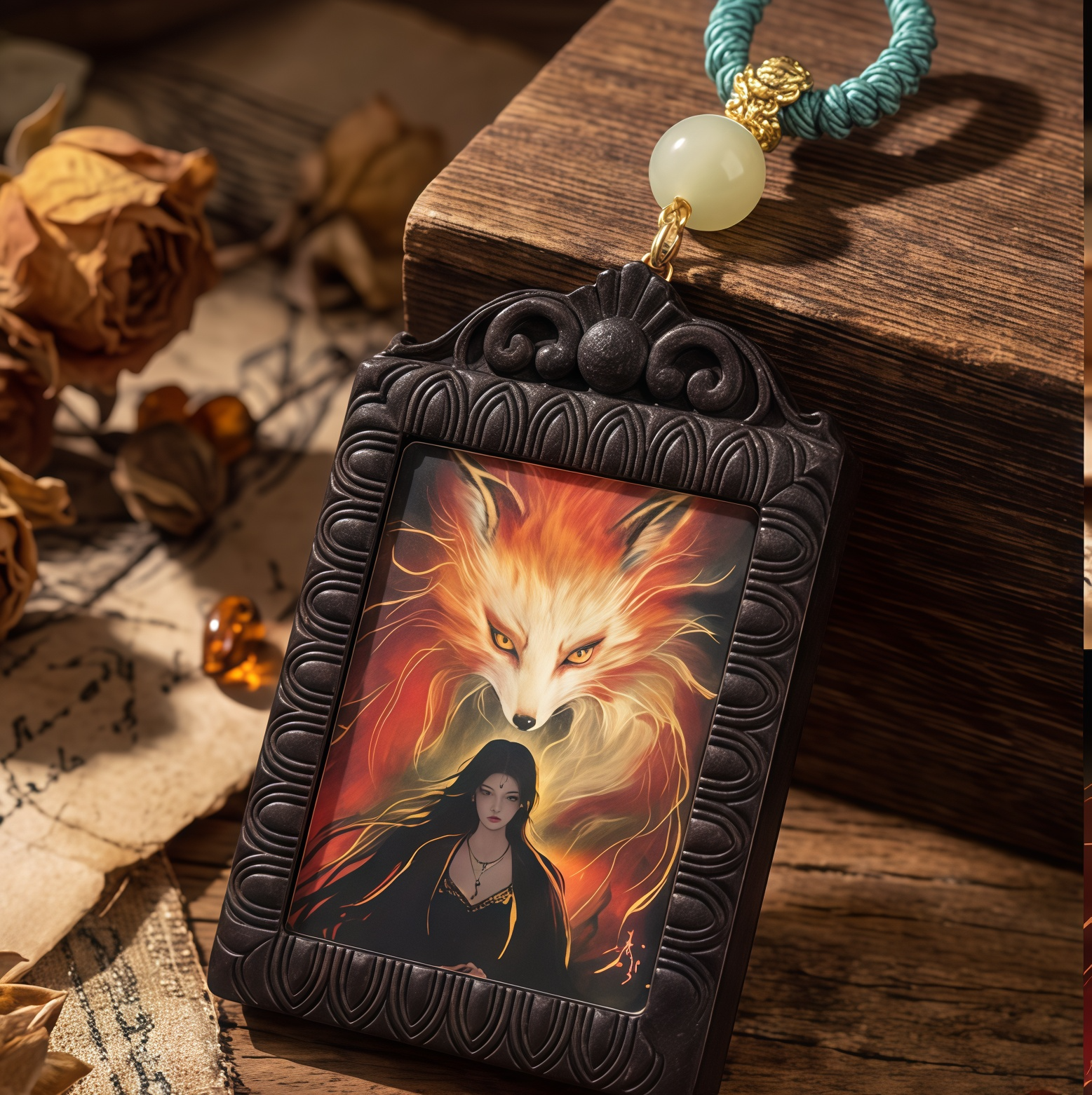 image (96) Nine-Tailed Fox of Qingqiu——Attract wealth and meet your destined partner - immagine 1