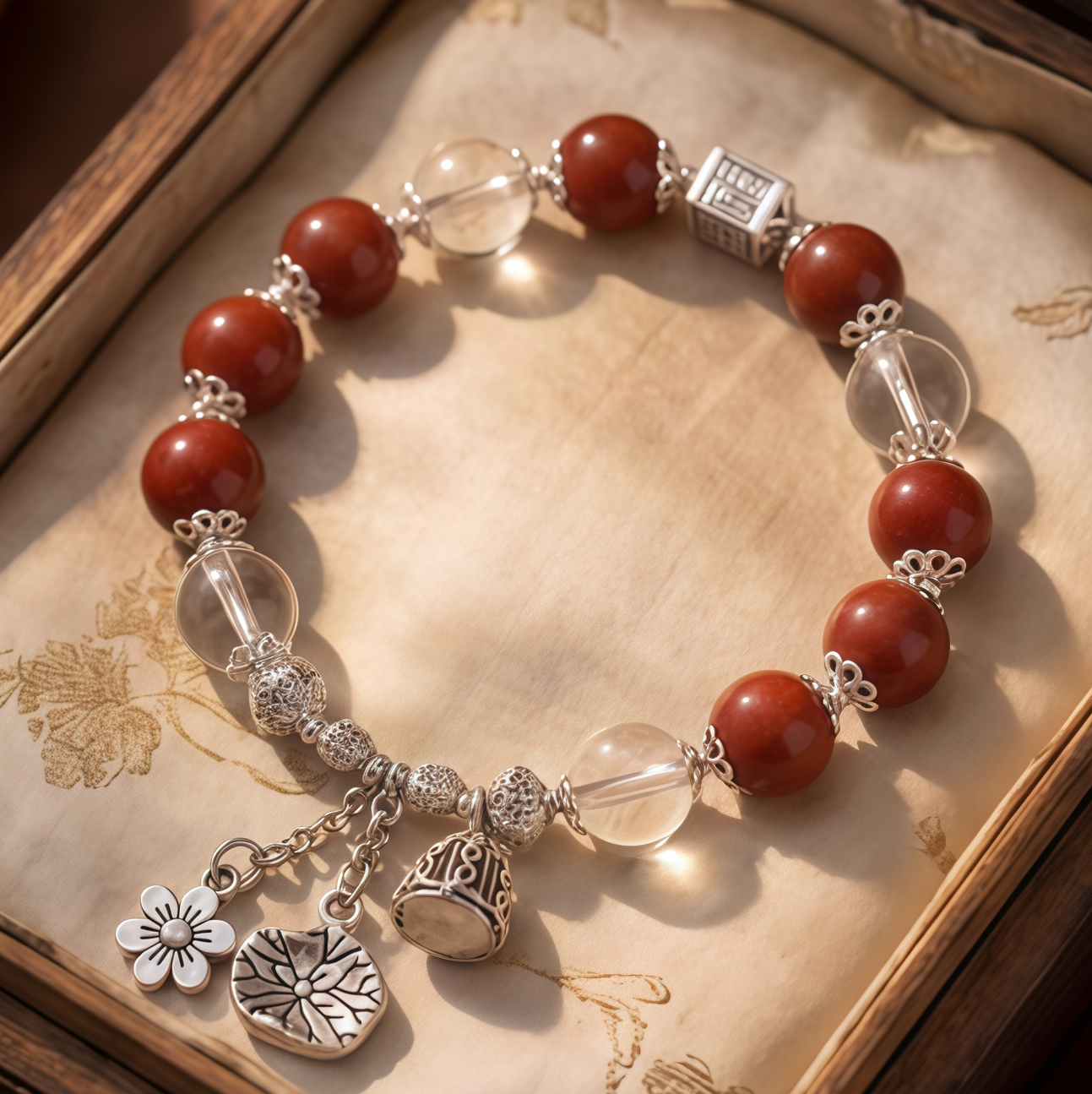 image (27) Pinecone Bracelet——Calms the mind and nourishes yin - الصورة 1
