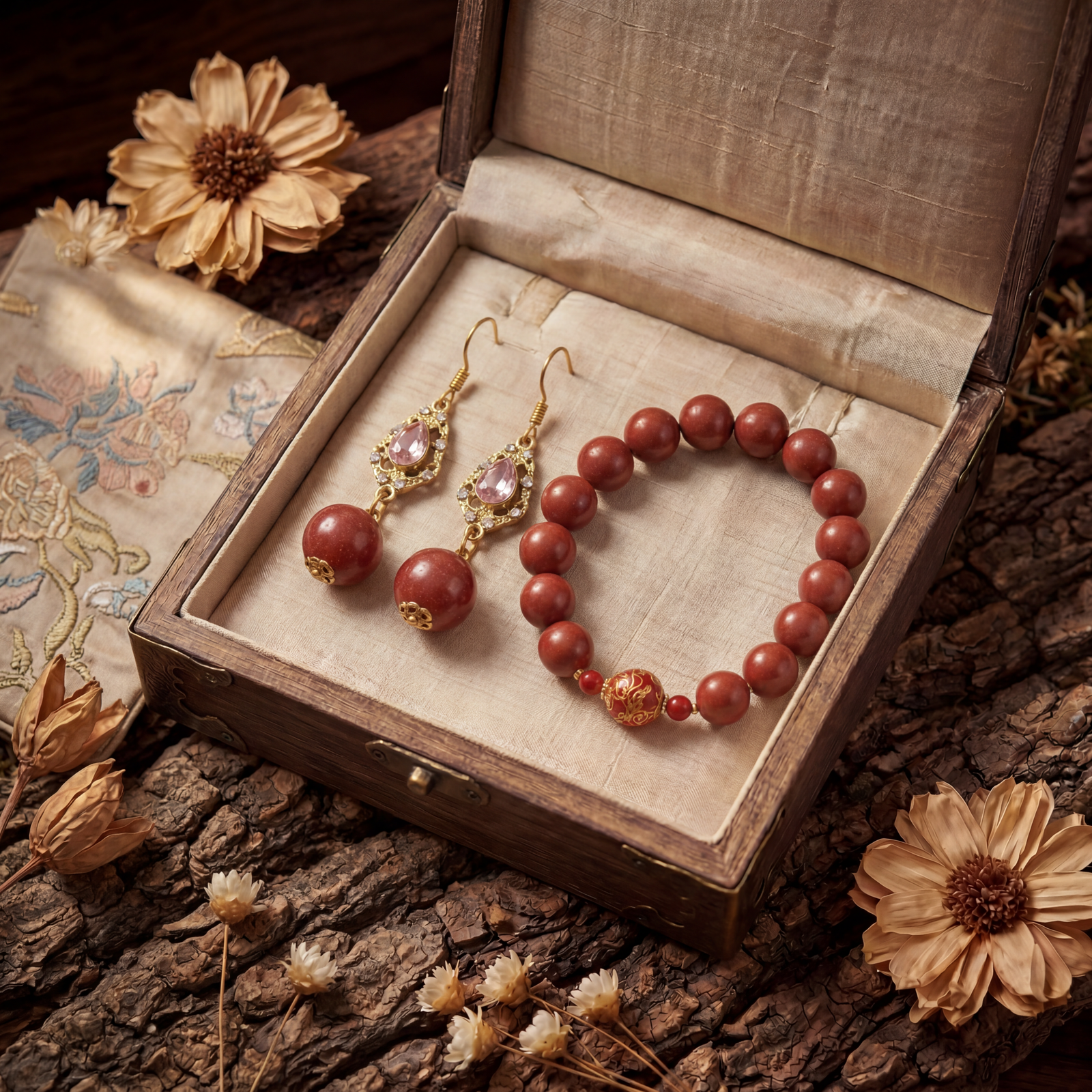 nano-gemini-1772442821699-0-0 Madame Huari Bracelet & Ring——Blood circulation & Skin beautifying – Image 1